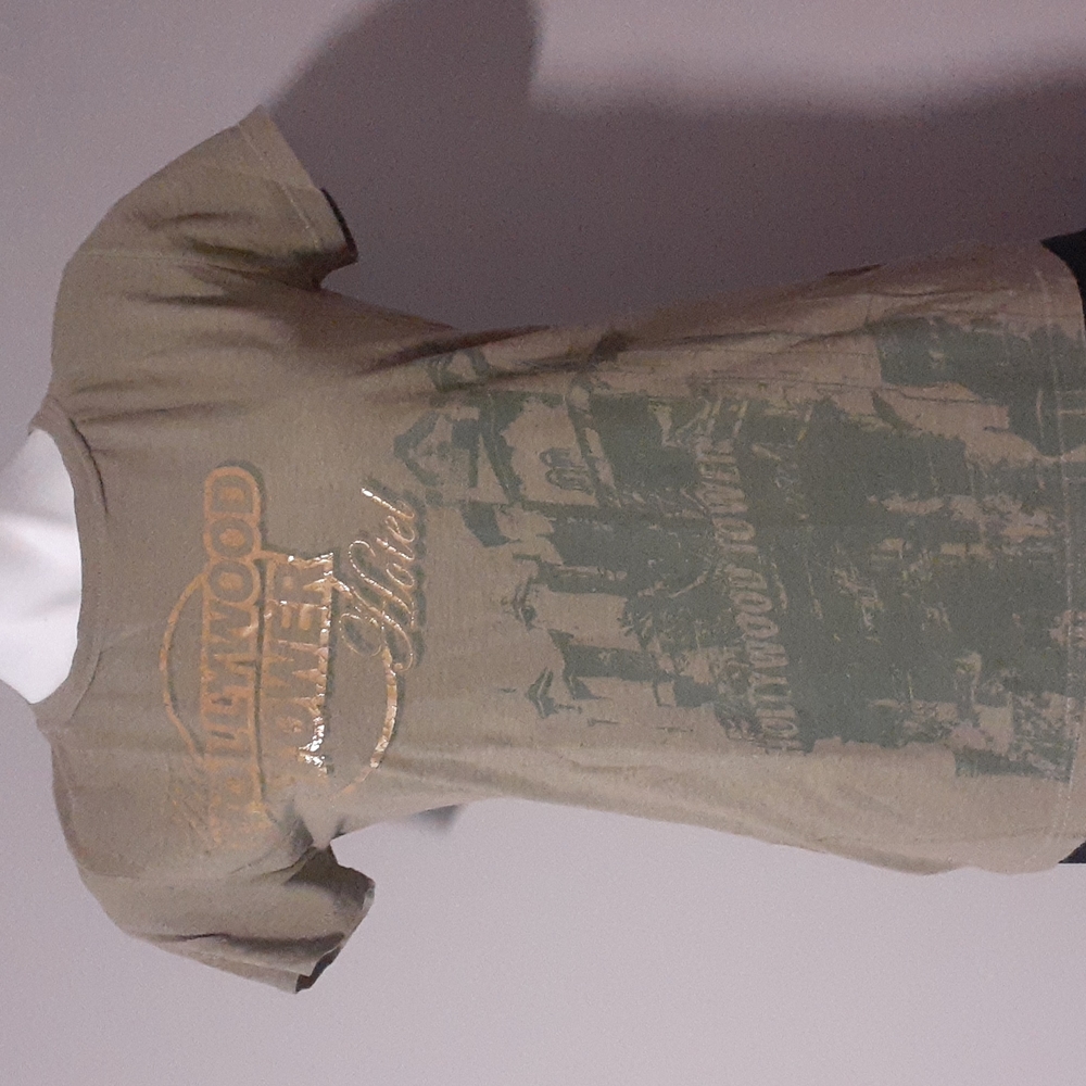 Disney World Hollywood Tower Hotel-Terror-T-Shirt-L